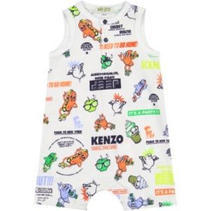 Kenzo baby onesie with Funky cartoon print